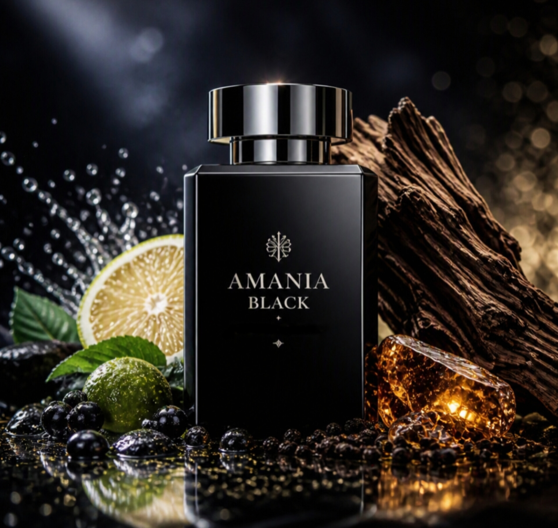 عطر ترکیبی آمانیا بلک/قدرت آرام، جذابیت مطلق